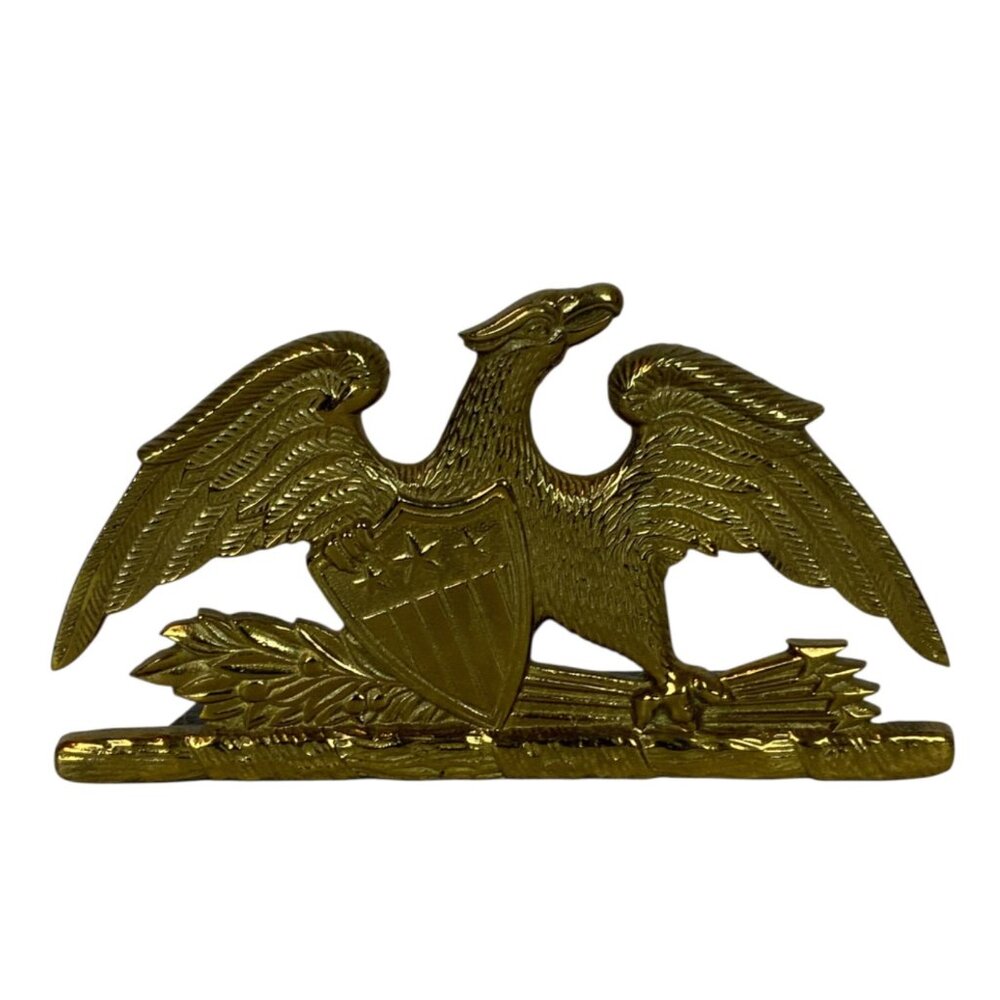 Single Virginia Metalcrafters Spread Eagle Brass Bookend VMC 8-9 1952